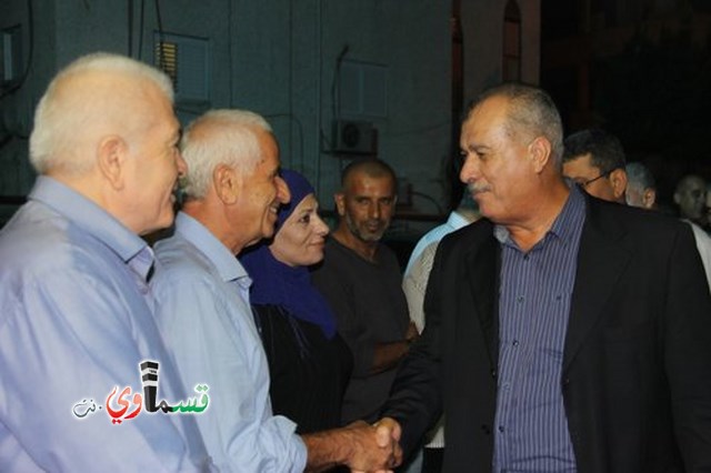 الطيبة: وفد من لجنة المتابعة في زيارة تهنئة للمحامي شعاع منصور